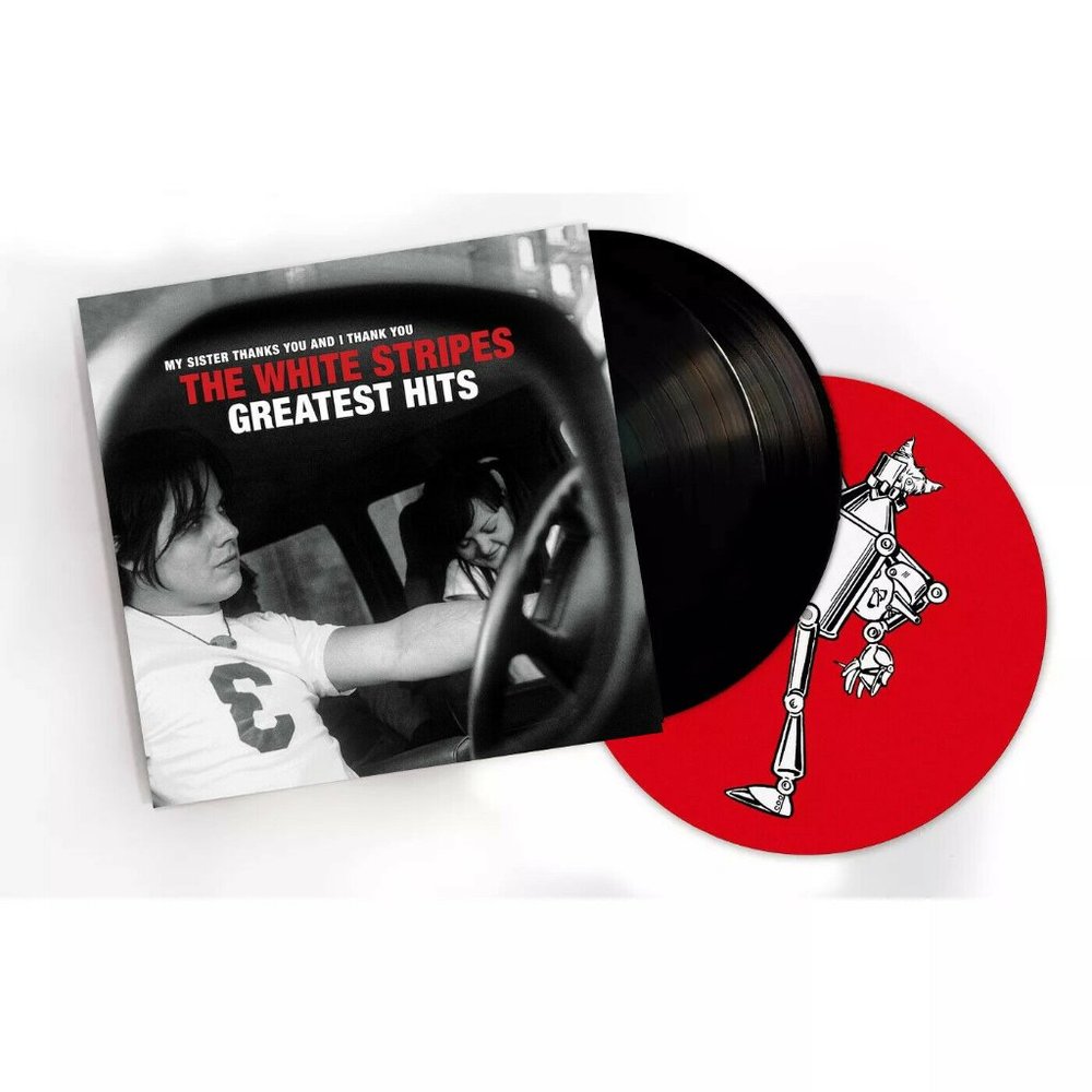 The White Stripes Greatest Hits 2-LP ~ Exclusive Vinyl w/Slip Mat ~ New/Sealed!